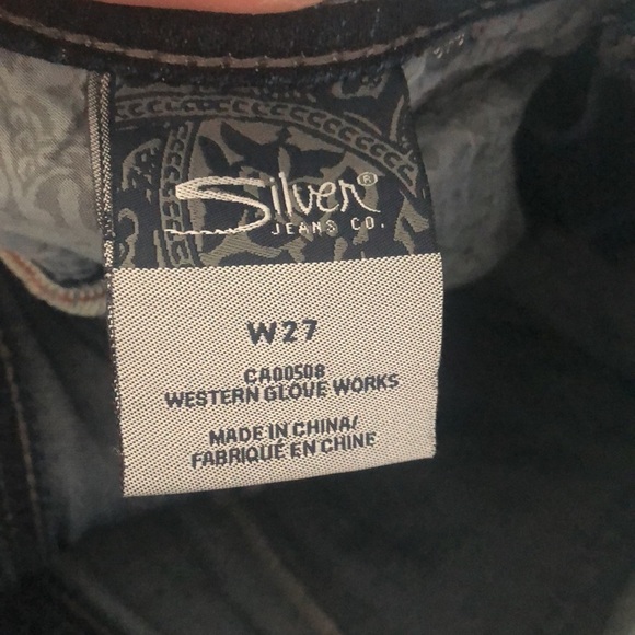 Silver jeans Aiko kick flare caris size 27 - Picture 3 of 6